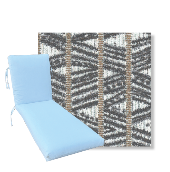Classic Premium Universal Chaise Lounge Cushions | Revolution Fabric | 3 Sizes