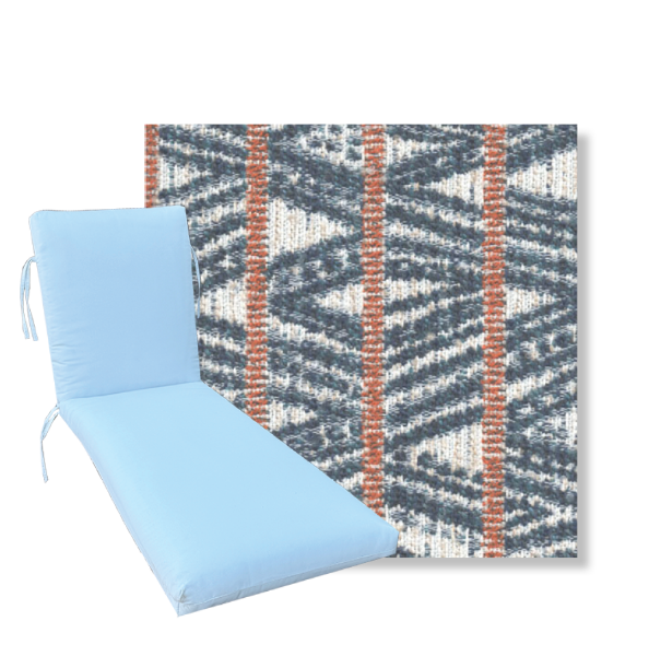 Picture of Persona Navy Universal Chaise Lounge Cushion