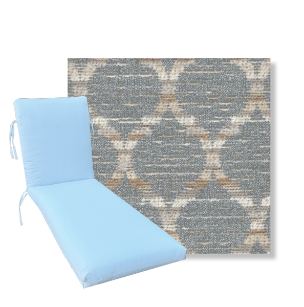 Classic Premium Universal Chaise Lounge Cushions | Revolution Fabric | 3 Sizes