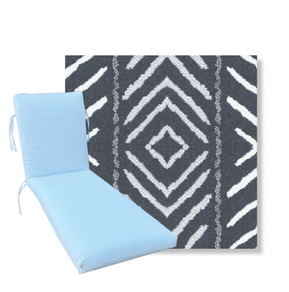 Classic Premium Universal Chaise Lounge Cushions | Revolution Fabric | 3 Sizes