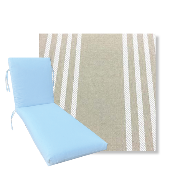 Classic Premium Universal Chaise Lounge Cushions | Revolution Fabric | 3 Sizes