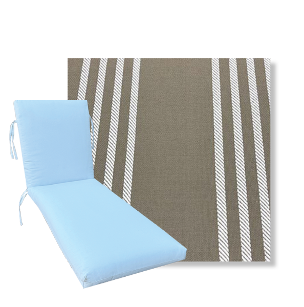 Classic Premium Universal Chaise Lounge Cushions | Revolution Fabric | 3 Sizes