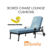 Picture of Contoured Chaise Lounge Sunbrella Fabrics
