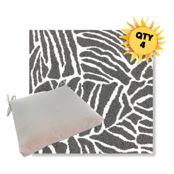 Outdoor Dining Chair Cushion Universal Sizes - Revolution Performance Fabrics | Qty 4