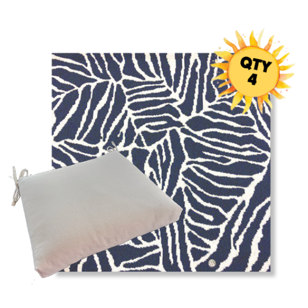 Outdoor Dining Chair Cushion Universal Sizes - Revolution Performance Fabrics | Qty 4