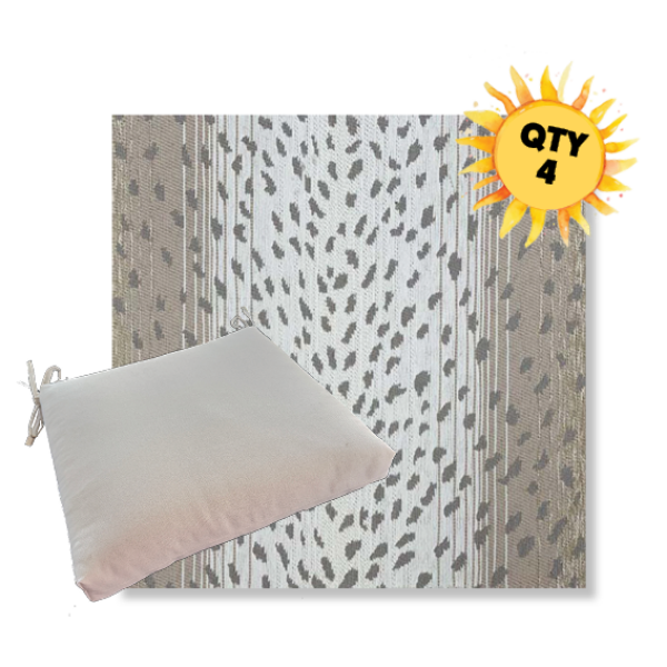 Outdoor Dining Chair Cushion Universal Sizes - Revolution Performance Fabrics | Qty 4