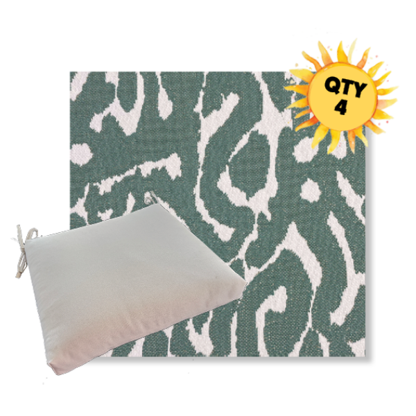 Outdoor Dining Chair Cushion Universal Sizes - Revolution Performance Fabrics | Qty 4