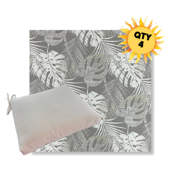 Outdoor Dining Chair Cushion Universal Sizes - Revolution Performance Fabrics | Qty 4