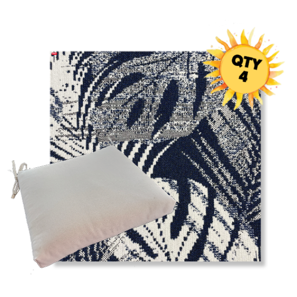 Outdoor Dining Chair Cushion Universal Sizes - Revolution Performance Fabrics | Qty 4