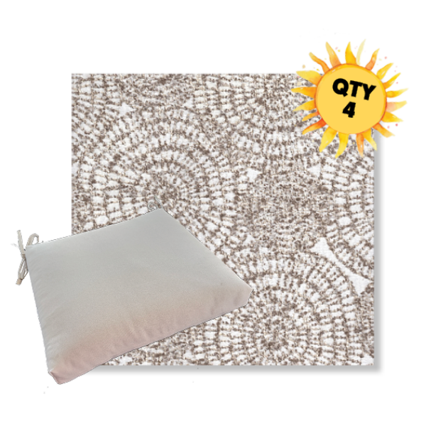 Outdoor Dining Chair Cushion Universal Sizes - Revolution Performance Fabrics | Qty 4