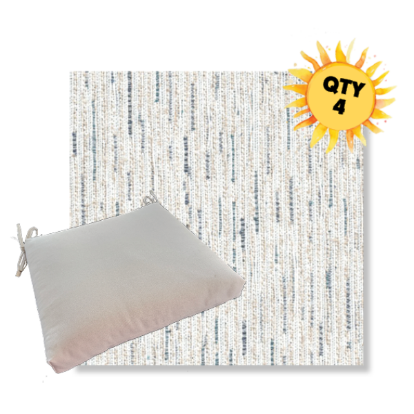 Outdoor Dining Chair Cushion Universal Sizes - Revolution Performance Fabrics | Qty 4