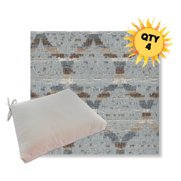 Outdoor Dining Chair Cushion Universal Sizes - Revolution Performance Fabrics | Qty 4