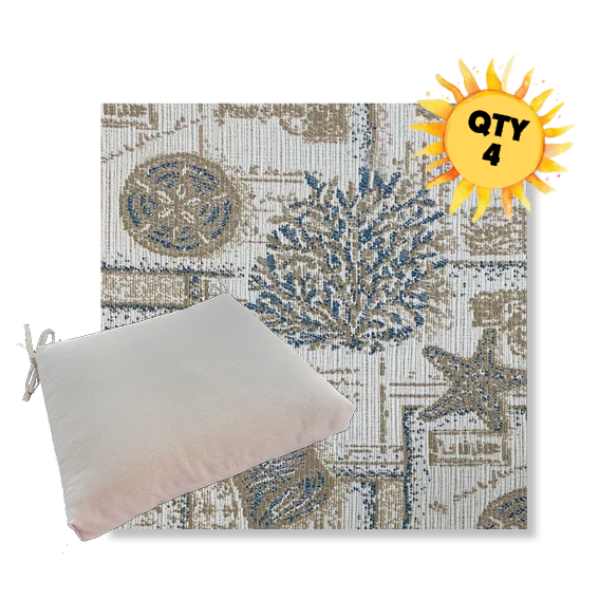 Picture of Retreat Sky Patio Chair Seat Cushion