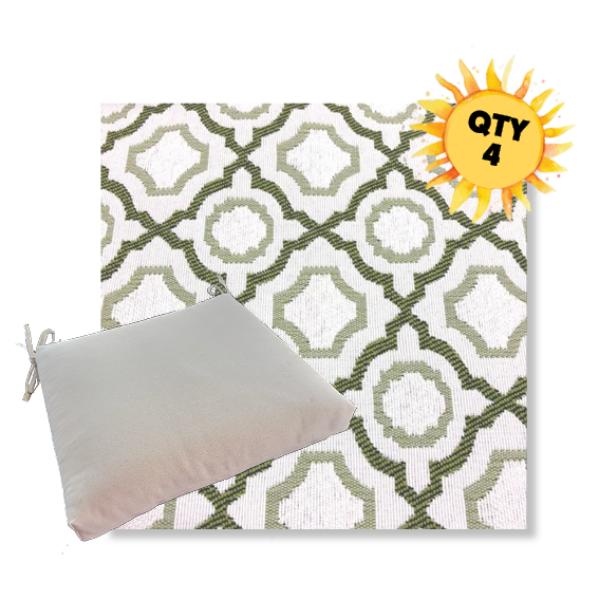 Outdoor Dining Chair Cushion Universal Sizes - Revolution Performance Fabrics | Qty 4