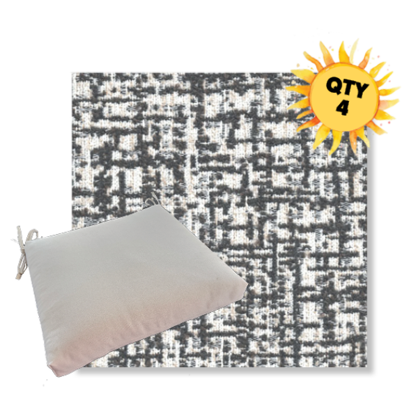 Outdoor Dining Chair Cushion Universal Sizes - Revolution Performance Fabrics | Qty 4