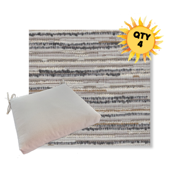 Outdoor Dining Chair Cushion Universal Sizes - Revolution Performance Fabrics | Qty 4