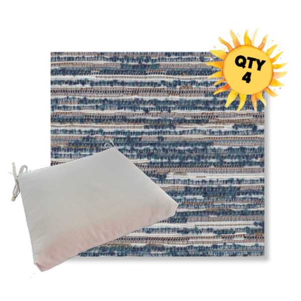 Outdoor Dining Chair Cushion Universal Sizes - Revolution Performance Fabrics | Qty 4