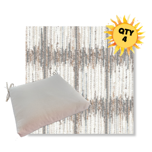 Outdoor Dining Chair Cushion Universal Sizes - Revolution Performance Fabrics | Qty 4