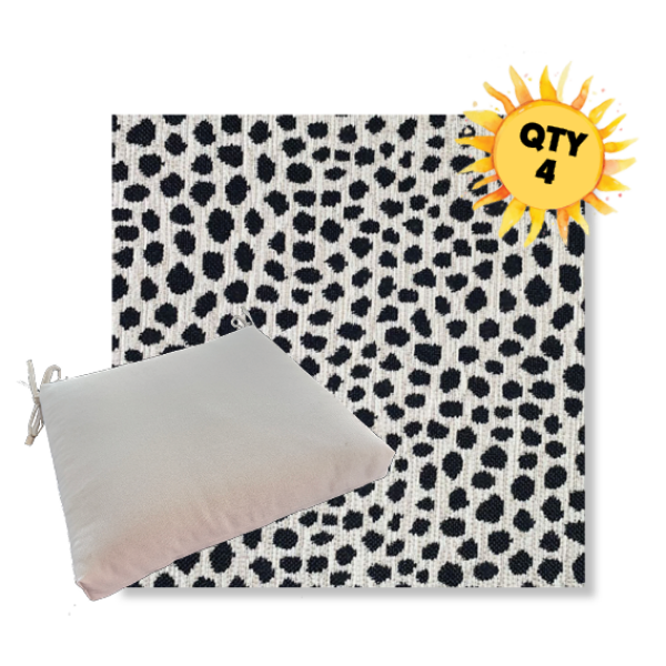Outdoor Dining Chair Cushion Universal Sizes - Revolution Performance Fabrics | Qty 4