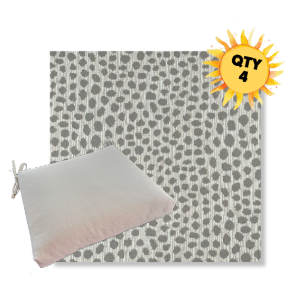 Outdoor Dining Chair Cushion Universal Sizes - Revolution Performance Fabrics | Qty 4