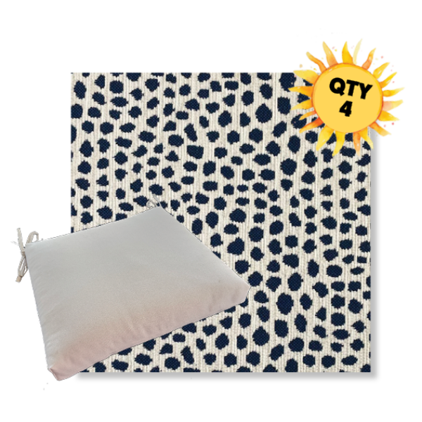 Outdoor Dining Chair Cushion Universal Sizes - Revolution Performance Fabrics | Qty 4