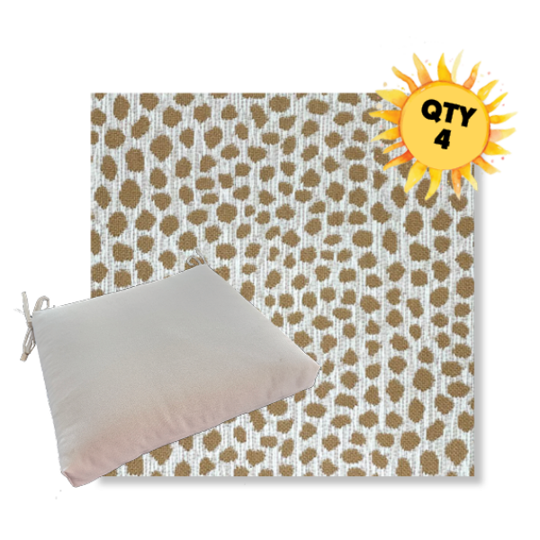 Outdoor Dining Chair Cushion Universal Sizes - Revolution Performance Fabrics | Qty 4