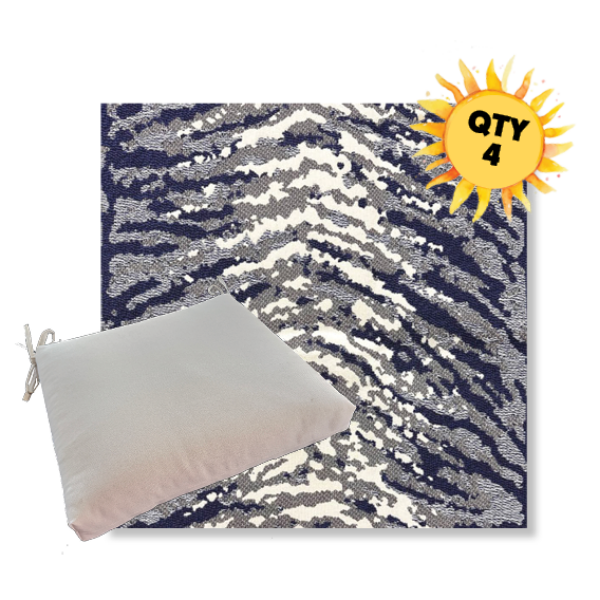 Outdoor Dining Chair Cushion Universal Sizes - Revolution Performance Fabrics | Qty 4