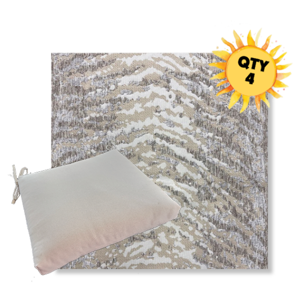 Outdoor Dining Chair Cushion Universal Sizes - Revolution Performance Fabrics | Qty 4