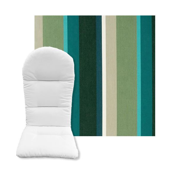 Sunbrella Fabric Adirondack Chair Cushions or Adirondack Chair Pads