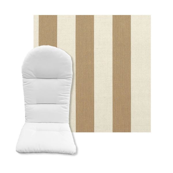 Sunbrella Fabric Adirondack Chair Cushions or Adirondack Chair Pads