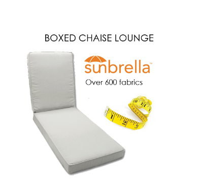 Picture for category Boxed Chaise Lounge Cushions