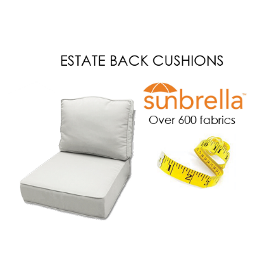 Picture for category Deep Seating Estate Back Cushions Sunbrella Fabrics