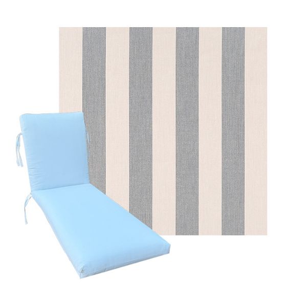 Classic Universal Chaise Lounge Cushions | Sunbrella Outdoor Fabric | 3 Sizes