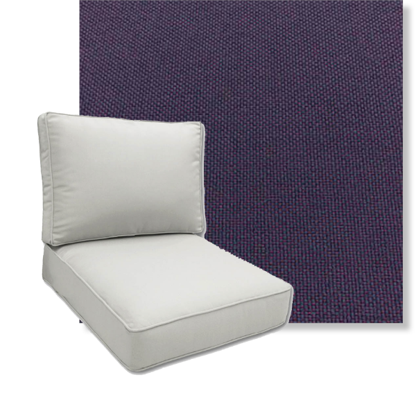 Brightside Purple by Revolution Performance Fabrics Deep Seating Patio Chair Cushions