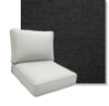 Loveboat Iron by Revolution Performance Fabrics Deep Seating Patio Chair Cushions