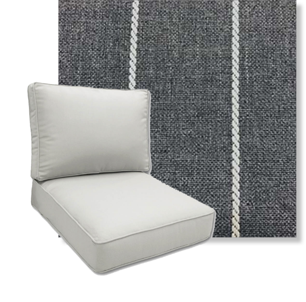 Nantucket Sail by Revolution Performance Fabrics Deep Seating Patio Chair Cushions