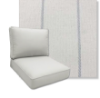 Pencil Cloud by Revolution Performance Fabrics Deep Seating Patio Chair Cushions