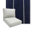 Pencil Navy by Revolution Performance Fabrics Deep Seating Patio Chair Cushions