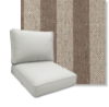 Seaport Brown by Revolution Performance Fabrics Deep Seating Patio Chair Cushions