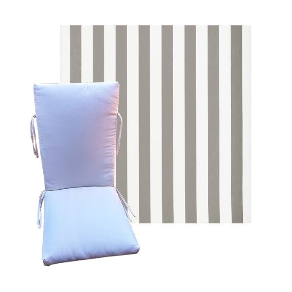 Outdura Bistro Platinum Universal Premium Patio Chair Cushion in 9 sizes. - Sunbrella Cushions for Chairs