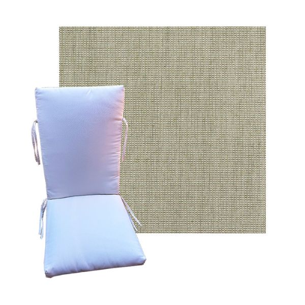 Outdura Coastline Grass Universal Premium Patio Chair Cushion in 9 sizes. - Outdura Cushions for Chairs