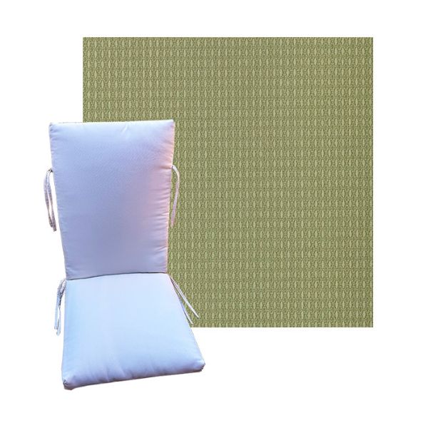Outdura ETC Asparagus Universal Premium Patio Chair Cushion in 9 sizes. - Outdura Cushions for Chairs