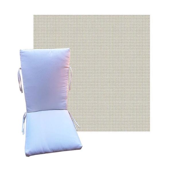 Outdura Gidget Moon Universal Premium Patio Chair Cushion in 9 sizes. - Outdura Cushions for Chairs