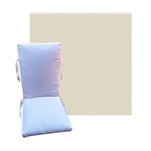 Outdura Sparkle Birch Universal Premium Patio Chair Cushion in 9 sizes. - Outdura Cushions for Chairs