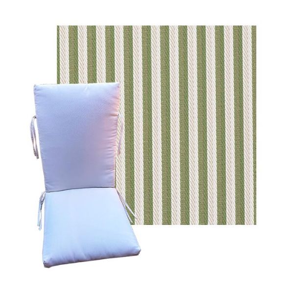 Outdura Seaside Sage Universal Premium Patio Chair Cushion in 9 sizes. - Patio Cushions for Chairs