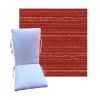Outdura Encore Sangria Universal Premium Patio Chair Cushion in 9 sizes. - Patio Cushions for Chairs