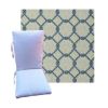 Outdura Cape Cod Mermaid Universal Premium Patio Chair Cushion in 9 sizes. - Patio Cushions for Chairs