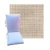 Outdura Cortez Almond Universal Premium Patio Chair Cushion in 9 sizes. - Patio Cushions for Chairs