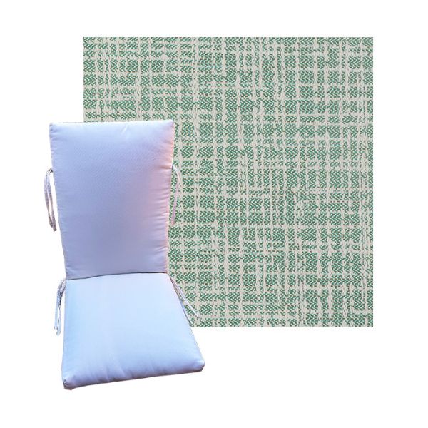 Outdura Cortez Breeze Universal Premium Patio Chair Cushion in 9 sizes. - Patio Cushions for Chairs