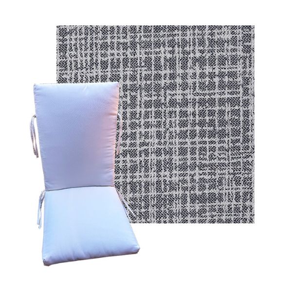 Outdura Cortez Ink Universal Premium Patio Chair Cushion in 9 sizes. - Patio Cushions for Chairs